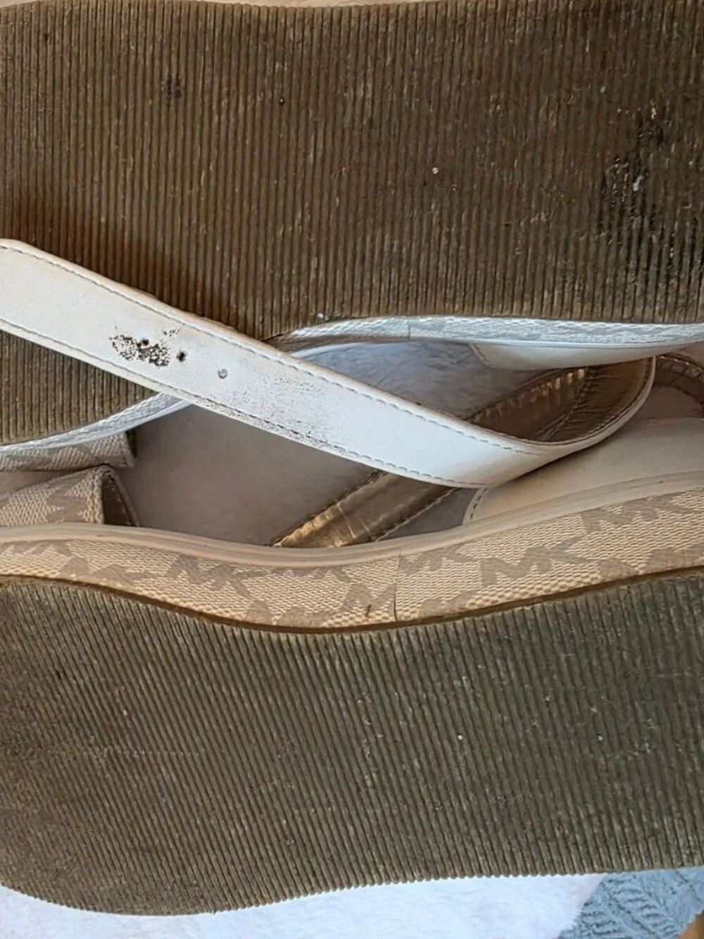 Michael Kors Serena Wedge Sandal, Size 3 US